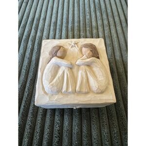 Willow Tree Friendship Keepsake Box Forever True‎ Friends Demdaco 2003